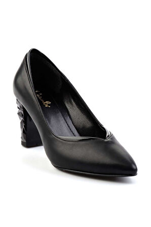 Siyah Siyah  Kadın Klasik Topuklu Ayakkabı K01674230009