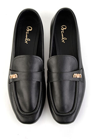 Siyah  Kadın Loafer Ayakkabı K01688011609