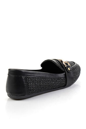 Siyah  Kadın Loafer Ayakkabı K01688011109
