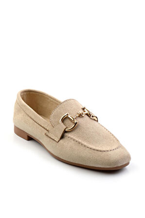 Bej  Kadın Loafer Ayakkabı K01688011002