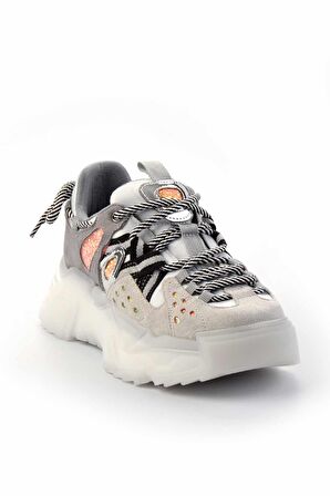 Gri Süet  Kadın Sneaker K01703051102