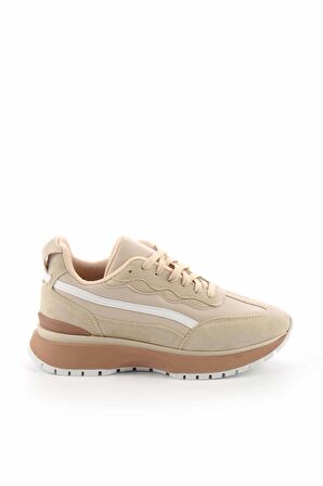 Bej Süet  Kadın Sneaker K01703102802
