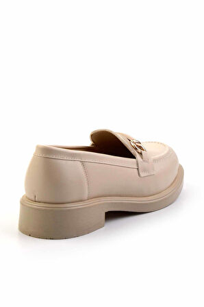 Bej  Kadın Loafer Ayakkabı K01714130009