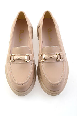 Nude  Kadın Loafer Ayakkabı K01714130009