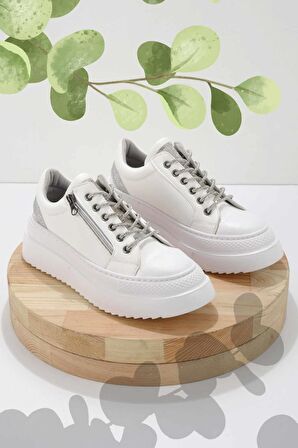 Beyaz  Kadın Sneaker K01763089709