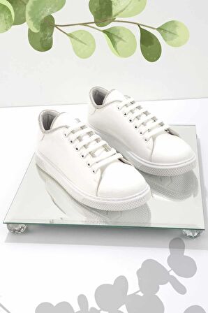 Bambi Beyaz  Kadın Sneaker K01763131509