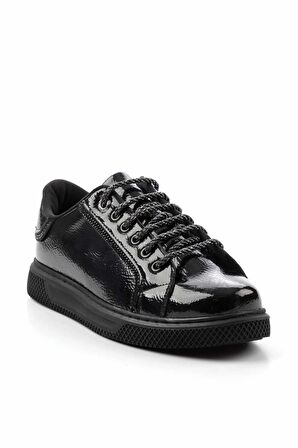 Siyah Rugan  Kadın Sneaker K01763132508