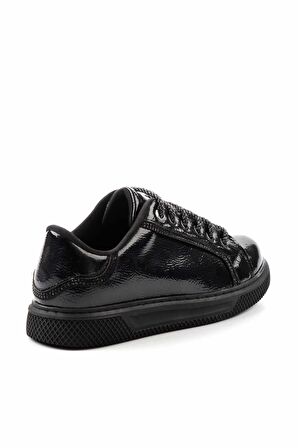 Siyah Rugan  Kadın Sneaker K01763132508