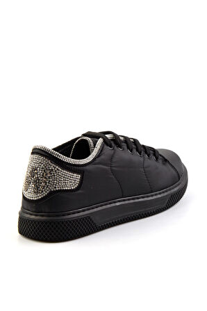 Siyah Paraşüt  Kadın Sneaker K01763017067