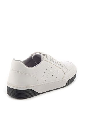 Bambi Beyaz Siyah  Kadın Sneaker K01763728509