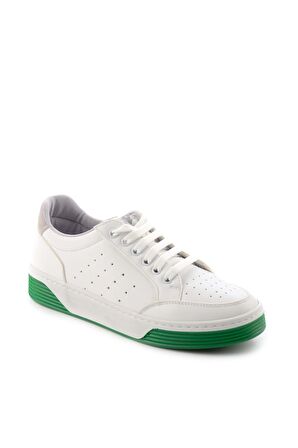 Bambi Beyaz Gri Süet  Kadın Sneaker K01763728509