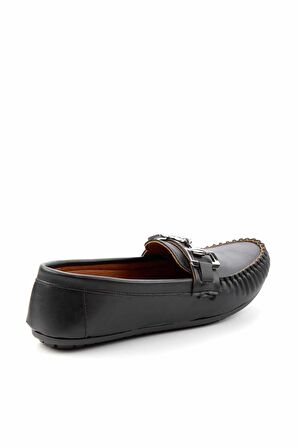 Bambi Siyah  Kadın Loafer Ayakkabi K01778166509