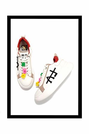 Beyaz  Kadın Sneaker K01791071809