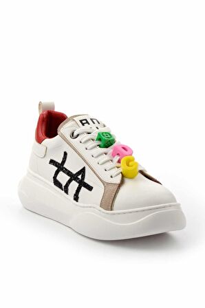 Beyaz  Kadın Sneaker K01791071809