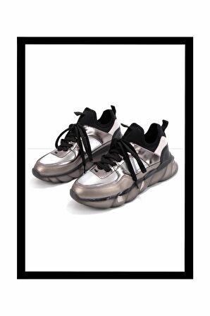 Platin  Kadın Sneaker K01791071709