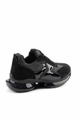 Bambi Siyah Siyah Süet  Kadın Sneaker K01791081702