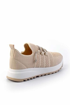 Bej Triko  Kadın Sneaker K01792050082