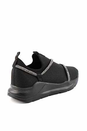 Bambi Siyah Triko  Kadın Casual Ayakkabi K01792040082