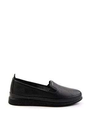 Siyah Leather Kadın Casual Ayakkabı K01809111103