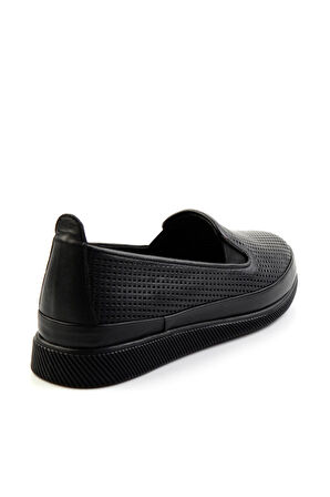 Siyah Leather Kadın Casual Ayakkabı K01809111103