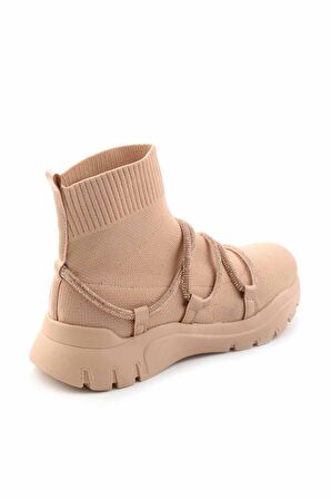 Bambi Nude Triko  Kadın Sneaker K01813020482