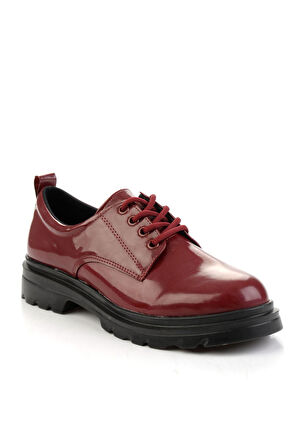 Bordo  Kadın Oxford Ayakkabı K01823060798