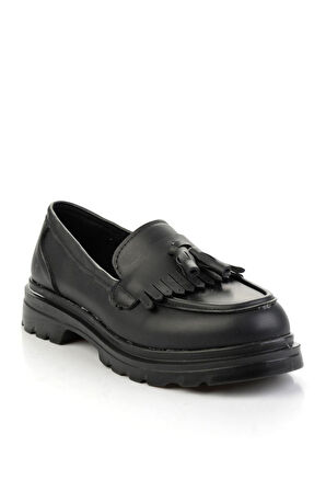 Siyah  Kadın Loafer Ayakkabı K01823060809