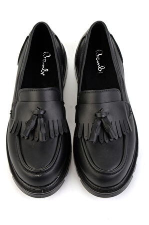 Siyah  Kadın Loafer Ayakkabı K01823060809