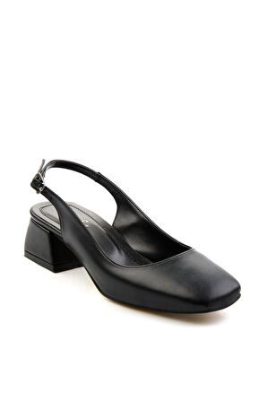 Siyah  Kadın Klasik Topuklu Ayakkabı K01823122709