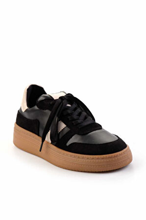 Siyah Süet   Kadın Sneaker K01828334002