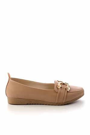 Bambi Nude  Kadın Loafer Ayakkabi K01823020309