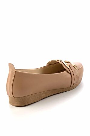 Bambi Nude  Kadın Loafer Ayakkabi K01823020309