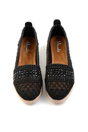 Siyah  Kadın Espadril K01823123787