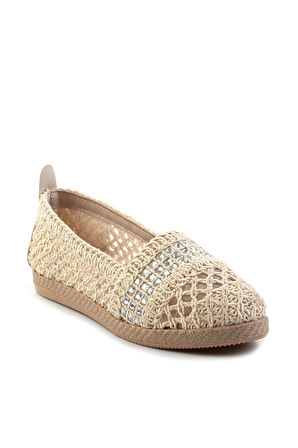 Beyaz  Kadın Espadril K01823123787