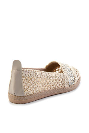 Beyaz  Kadın Espadril K01823123787