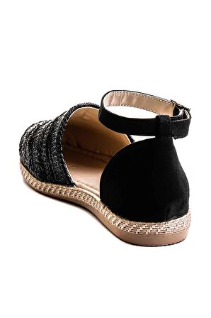 Bambi Siyah  Kadın Espadril K01823020528