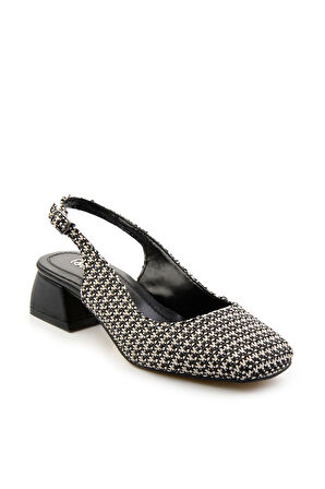 Siyah  Kadın Klasik Topuklu Ayakkabı K01823123218