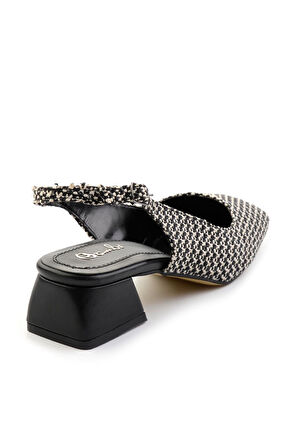 Siyah  Kadın Klasik Topuklu Ayakkabı K01823123218