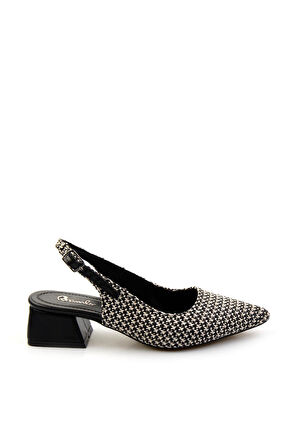 Siyah  Kadın Klasik Topuklu Ayakkabı K01823123318