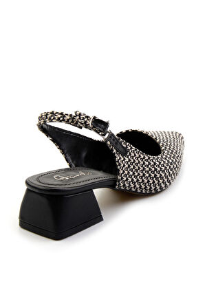 Siyah  Kadın Klasik Topuklu Ayakkabı K01823123318