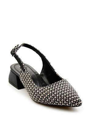 Siyah  Kadın Klasik Topuklu Ayakkabı K01823123318