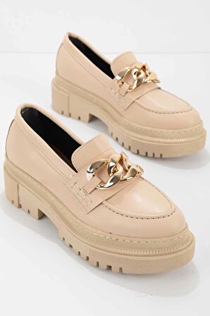Bej  Kadın Loafer Ayakkabı K01846000109