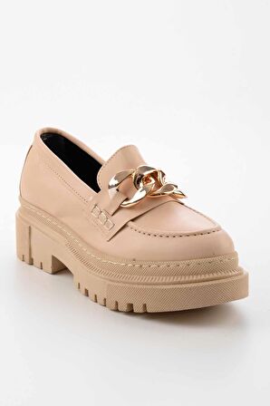Bej  Kadın Loafer Ayakkabı K01846000109