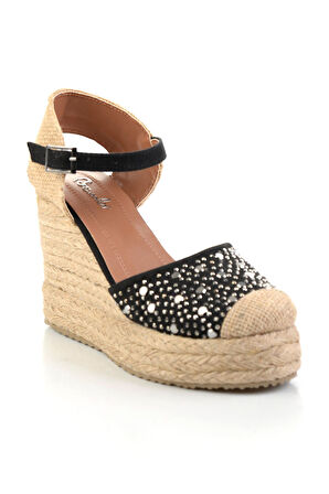 Siyah  Kadın Espadril K01874414772
