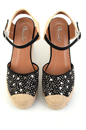 Siyah  Kadın Espadril K01874414772