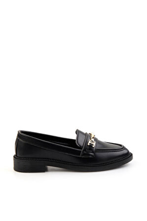 Siyah   Kadın Loafer Ayakkabı K01879100509