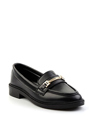 Siyah   Kadın Loafer Ayakkabı K01879100509