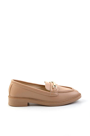 Nude  Kadın Loafer Ayakkabı K01879100509