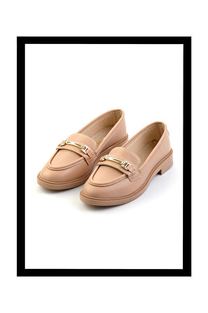 Nude  Kadın Loafer Ayakkabı K01879100509