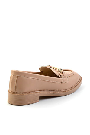 Nude  Kadın Loafer Ayakkabı K01879100509